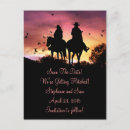 Search for cowboy save the dates Horses