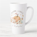 Search for white and brown mugs Script typography