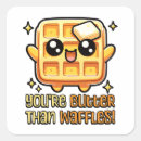 Search for square waffle stickers Butter