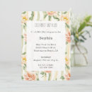 Search for peach and mint invitations Pretty