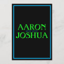 Search for neon bar bat mitzvah invitations Green