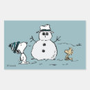 Search for build rectangle stickers Snowman