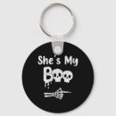 Search for skull couple keychains Trick or treat