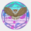 Search for owl stickers Retro