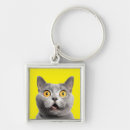 Search for yellow cat keychains Funny