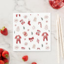 Recherche de joyeux noël serviettes Rouge