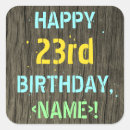 Search for twenty three stickers Birthday party
