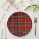 Recherche de tartan assiettes en papier Écossais