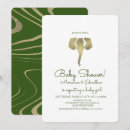 Search for gold safari baby shower invitations Elephant