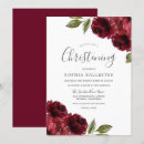 Search for red christening invitations Baptism