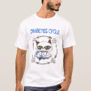 Recherche de diabète drôle tshirts Cycle