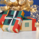 Search for funky wrapping paper Retro christmas