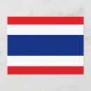 Recherche de drapeau de la thaïlande cartes postales Thaïlandais