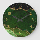 Recherche de marbre vert horloges Abstrait