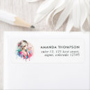 Search for nail return address labels Modern