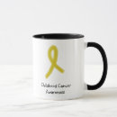 Search for gold ribbon mugs Cancer