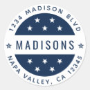 Search for blue and white stars stickers America