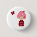 Recherche de poupée de kokeshi badges Fille