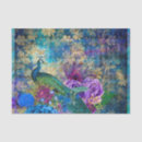 Search for teal blue tissue paper French
