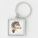 Recherche de tête loup porteclés Animal
