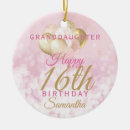 Search for 16th birthday ornaments Girly