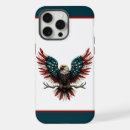 Search for american bald eagle iphone cases Red