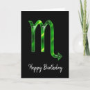 Recherche de scorpio vœux cartes D'anniversaire