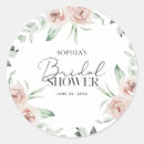 Search for rose blush stickers Bridal shower