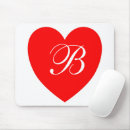 Search for heart mousepads Red