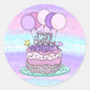 Search for happy birthday pink cake stickers Whimsical