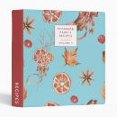 Search for fall recipe binders Nature lovers design