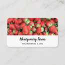 Recherche de fraises rouges cartes visite Fraise rouge