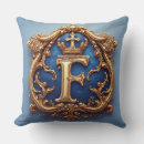 Search for letter f pillows Gold