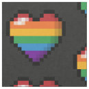 Search for rainbow heart fabric Lgbt