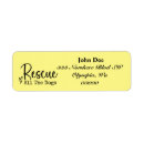 Search for rescue dog return address labels Dogs