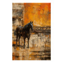Recherche de cheval abstrait posters Équestre