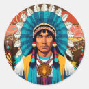 Search for native american chief stickers Indigenous