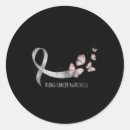 Search for cancer ribbon stickers Lung cancer awareness