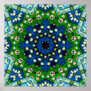 Recherche de motif hippie posters Vert