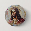 Search for jesus loves you buttons Religious