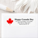 Search for canada day return address labels Patriotic