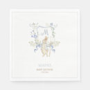 Recherche de bébé bienvenu serviettes Bleu