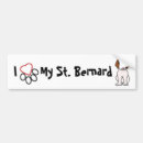 Search for st bernard bumper stickers Dog