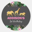 Search for jungle animal stickers Tropical