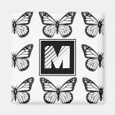 Recherche de papillon blanc magnets Motif