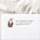 Search for cute santa claus return address labels Winter