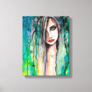 Recherche de portrait abstrait art Coloré