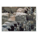 Recherche de chinois pour le guerrier cartes postales Sculpture