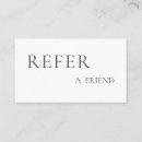 Search for spa referral cards Salon stylist spa