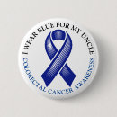 Search for colon round buttons Awareness month